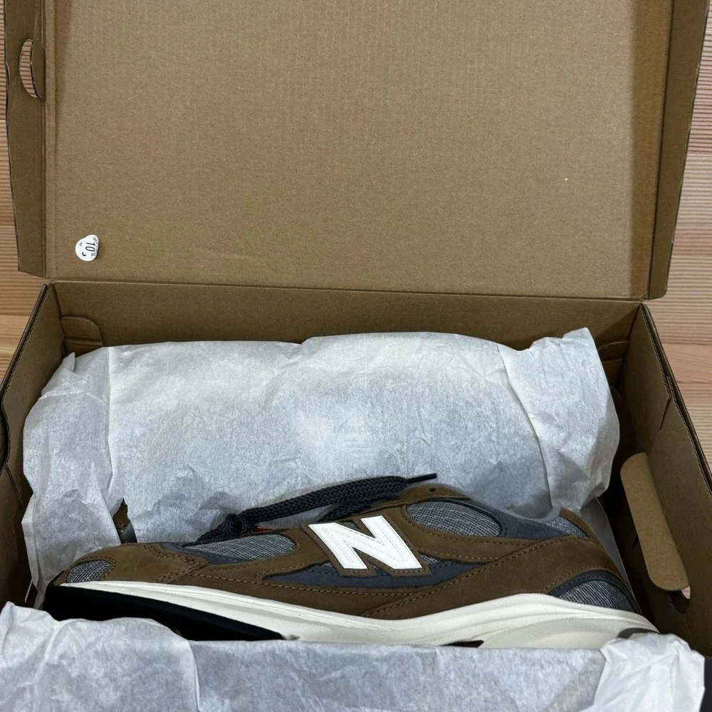 New Balance 2010 Lunar New Year Raw Leather Shadow Grey U201020Q Men's Sz 9.5